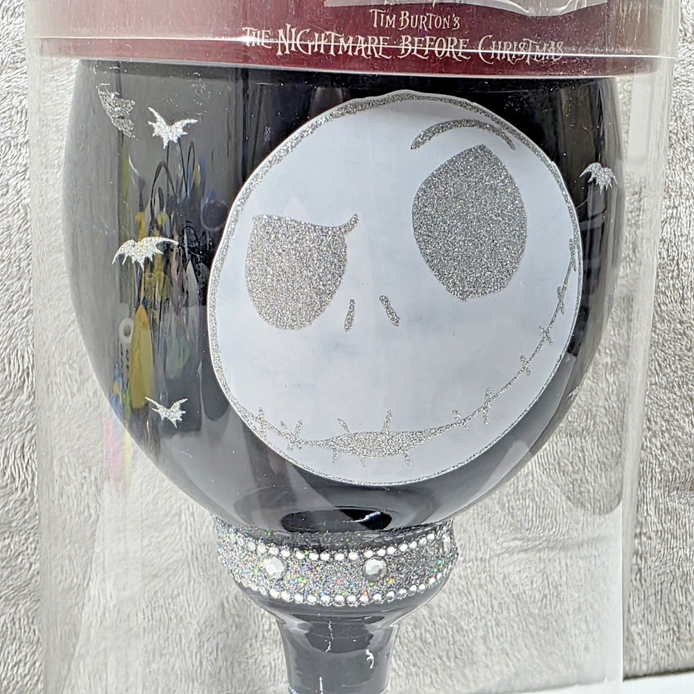 Disney Nightmare Before Christmas Glass Goblet 40oz Tim Burton's